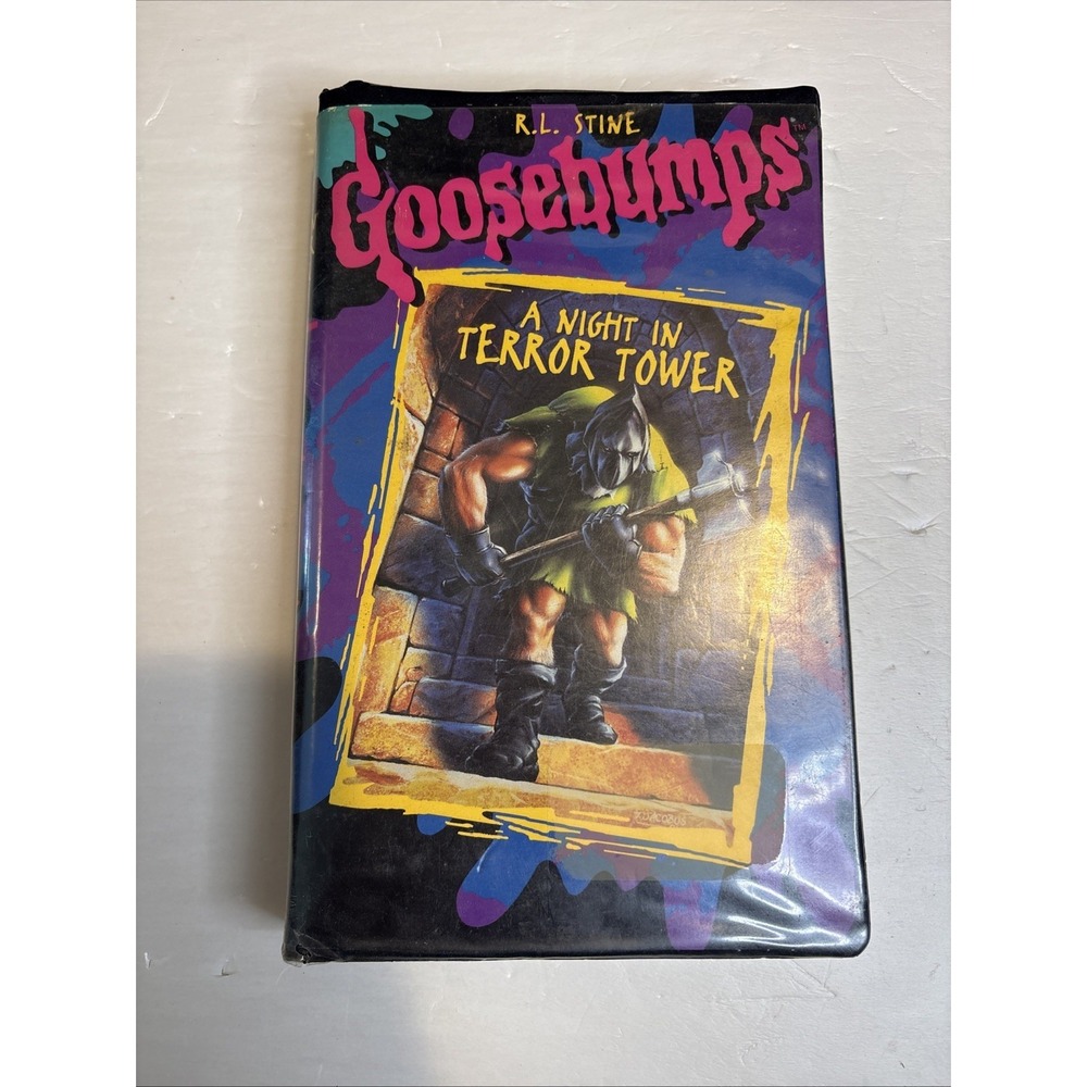 Goosebumps A Night in Terror Tower VHS 1996 R.L. Stine Horror 4463 Scholastic